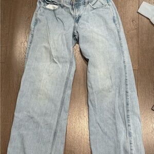 Hollister Light Blue Baggy Jeans